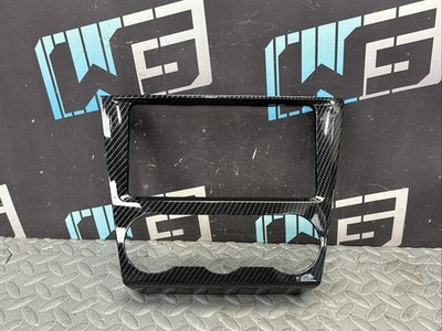 OEM 2015 Subaru WRX STi 2.5L Radio Climate Control Bezel Trim Carbon Fiber