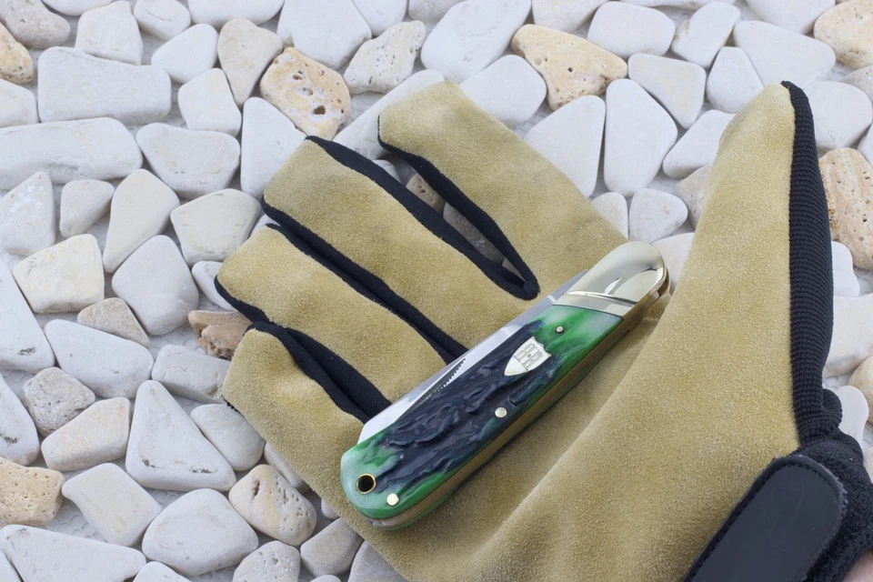 Rough Ryder Bluegill Cotton Sampler Folding Pocket Knife RR2637 Blue Green - Image 4 of 4