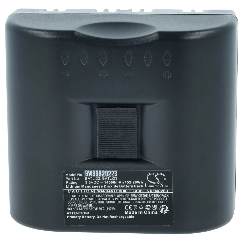 Batteria per allarme Daitem MPU01X, BATLI23, BATLI22 14500mAh - Immagine 3 di 4