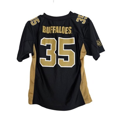Starter Colorado Buffaloes Youth Football Jersey Black Gold Size 12/14 L