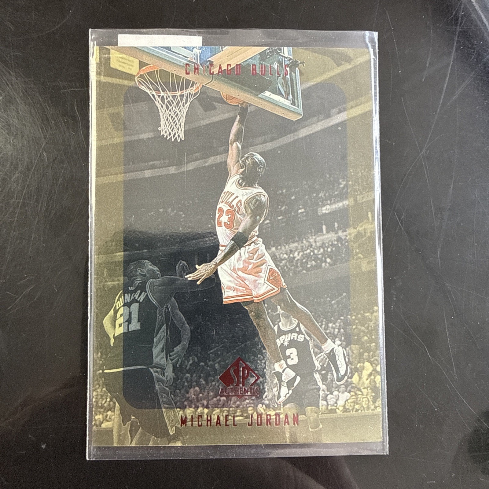 Michael Jordan 1997 SP Authentic SAMPLE #23 Short Print