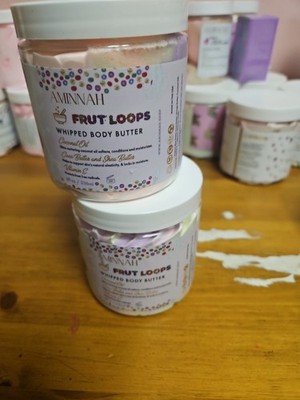 Aminnah AMNH Skincare Whipped Body Butter FRUT LOOPS SCENTED 8 OZ. New Sealed