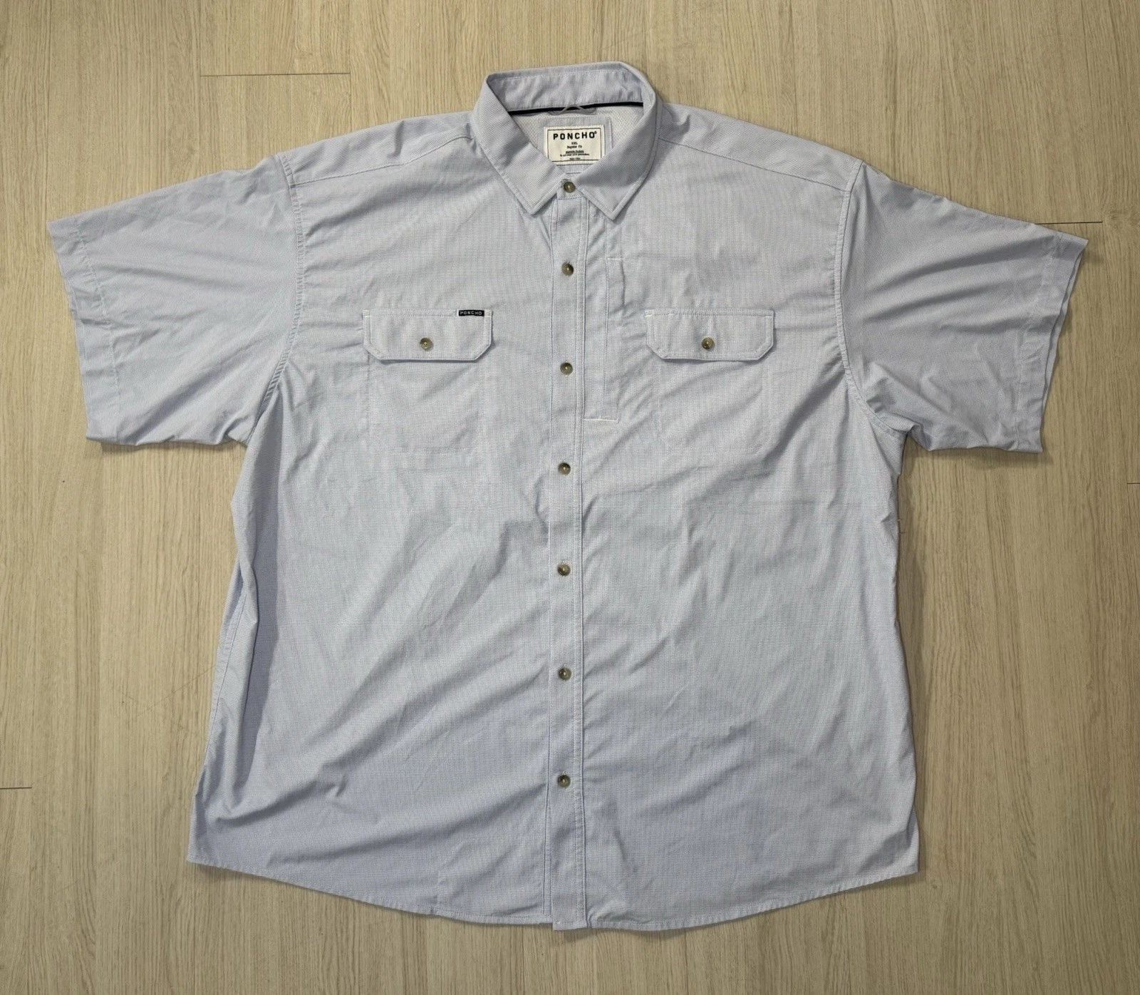 Poncho Outdoors ‘The Anchoa’ Original Short Sleeve Button Down Shirt XXL Vented
Opens in a new windo