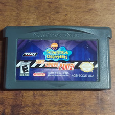 THQ SpongeBob SquarePants: Lights, Camera, Pants! GBA 2005 E TESTED WORKS