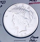 1923-P  PHILADELPHIA MINT  BRILLIANT UNCIRCULATED! U.S. PEACE DOLLAR. WOW!