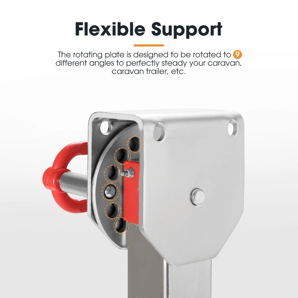 4x 430mm Drop Down Corner Steadies Stabilizer Legs Caravan Camper Trailer - image 4 of 4