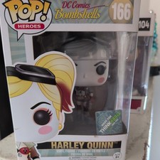 Funko Pop DC 166 Bombshell Black and White Harley Quinn Think Geek Exclusive