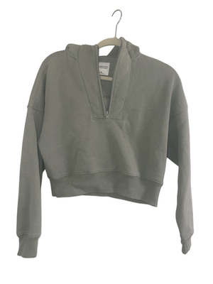 Abercrombie and Fitch Sunday Half-Zip Green in Sz XXS Hoodie | eBay