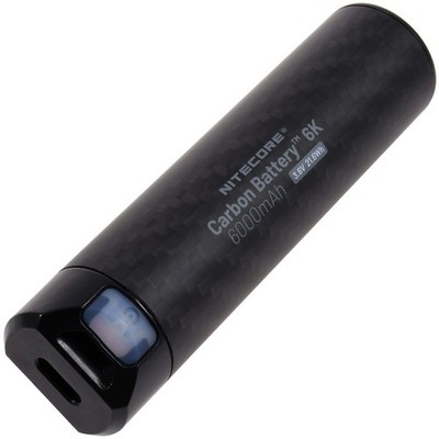 Nitecore Carbon Battery 6K Powerbank, 6000mAh 3,6V 6000mAh/21,6Wh Li-Ion Schwarz