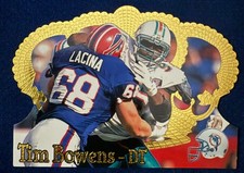 1996 PACIFIC CROWN ROYALE #35 TIM BOWENS (MIAMI DOLPHINS) FOOTBALL CARD