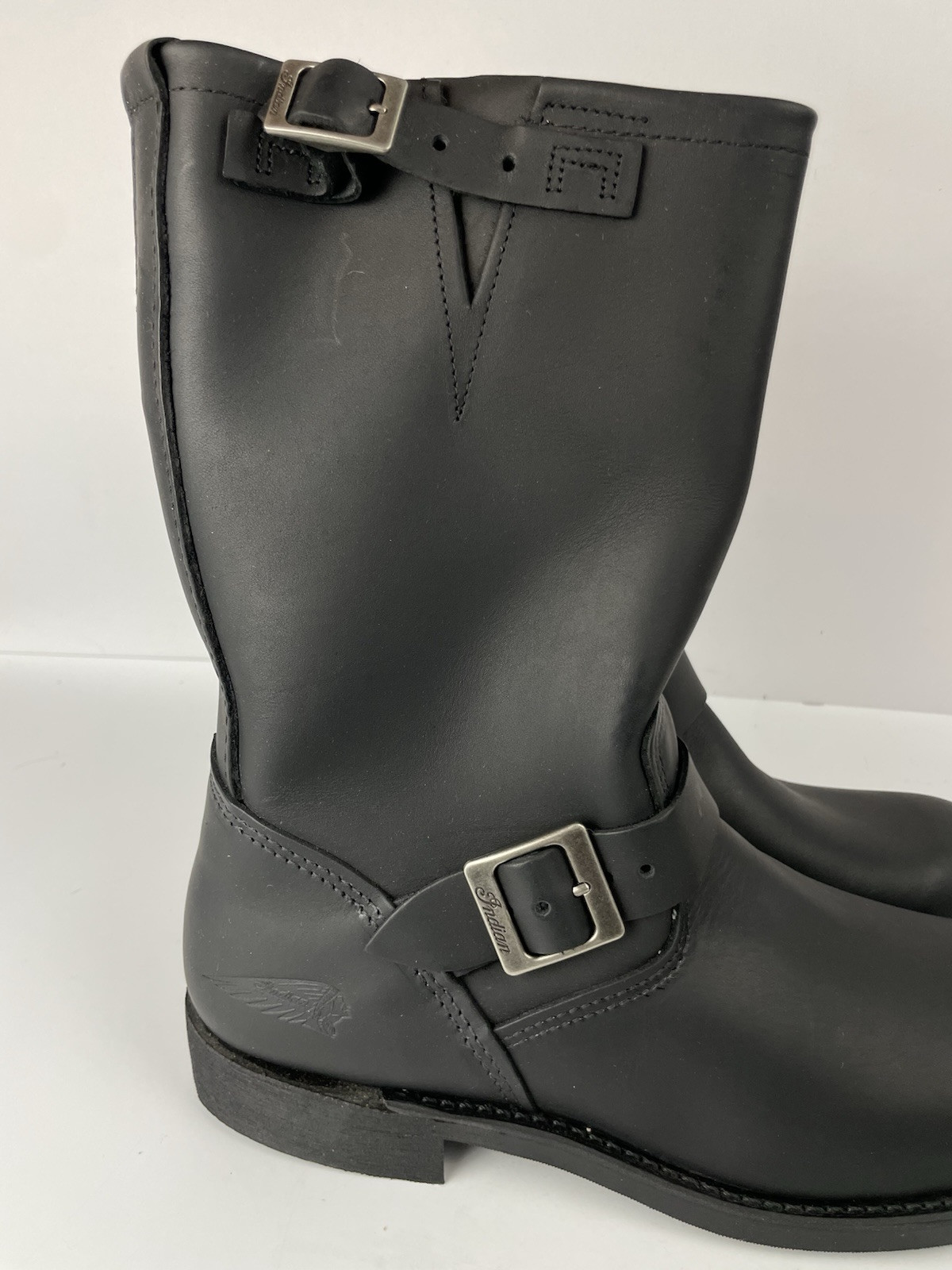 Red Wing Indian Motorcycle 4312 Worthington Engineer Boots Black