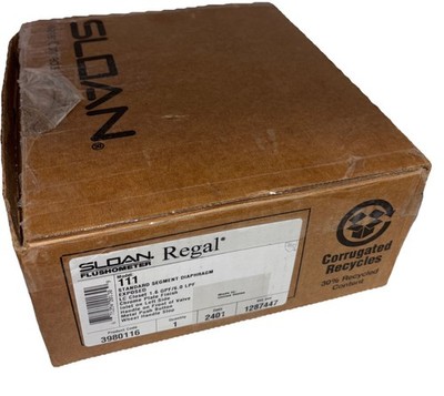Sloan Regal Flushometer Model 111 Lc Closet Inlet Left Side Handle Front Push Bu