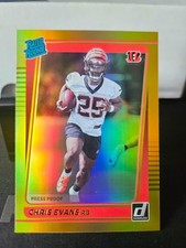 2021 Donruss Football Premium Gold Press Proof #314 Chris Evans Rookie