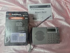Radio Shack 20-125 AM/FM Shortwave Emergency VTG Travel Radio Clock Music Tested