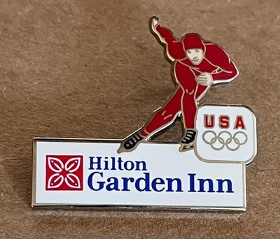 HINTON GARDEN INN SPEED SKATING TORINO 2006 OLYMPIC PIN-2026 MILAN-CORTINA TRADE