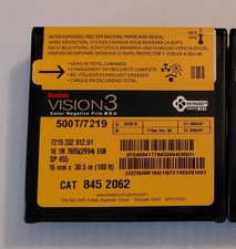 Kodak VISION3 500T Color Negative Film 7219 16mm, 100' Roll, Single Perf 