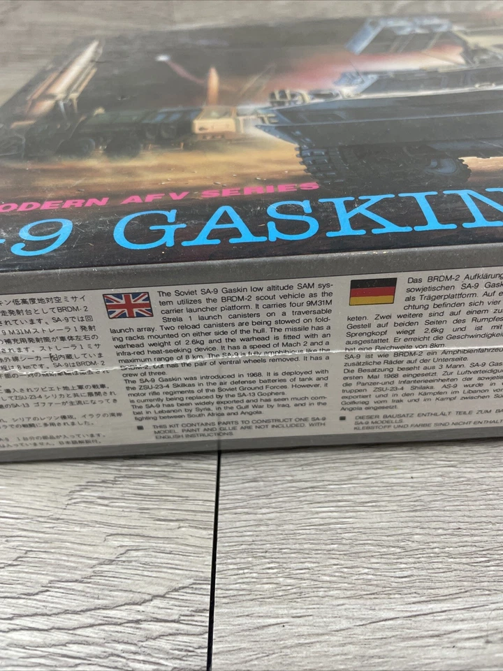 Dragon DML 1/35 Soviet SA-9 Gaskin Amphibious Missile Launcher #3515 Sealed - Image 3 of 4