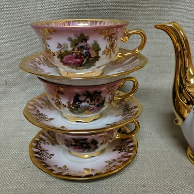 Handarbeit 22 Karat Goldauflage Kleiber Bavaria Porz-Manufaktur