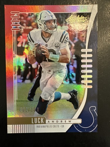 2019 Panini Absolute Football Spectrum Red Andrew Luck #29