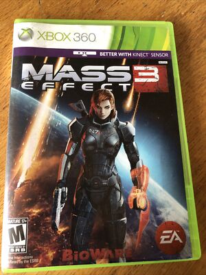 Mass Effect 3 (Microsoft Xbox 360, 2012)-Case Only