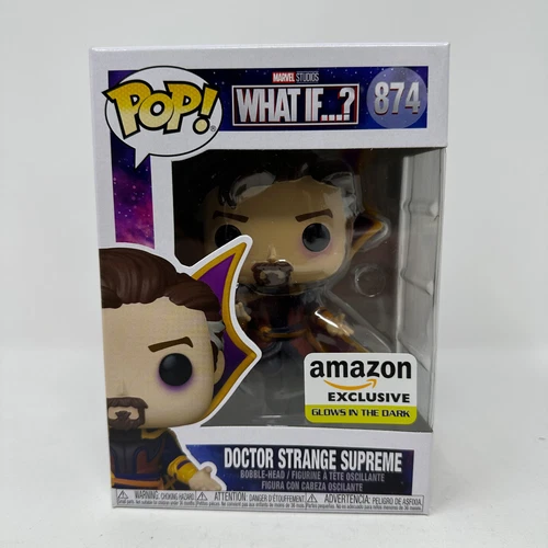 Funko Pop! Marvel ¿Qué pasaría si? - DOCTOR STRANGE SUPREME #874 - Exclusivo de Amazon