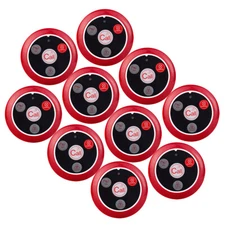 Restaurant Pager Calling System 10 Call Button for T128 Watch Cafe Fast Food Bar