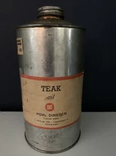 MCM Danish Mid Century Modern Povl Dinesen Cabinet Maker Can TEAK OIL Denmark