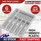 <!--F#f_0-->6 Compartment Cutlery Organiser Kitchen Drawer Spoon Tray Insert Cabinet Box New<!--F/-->
