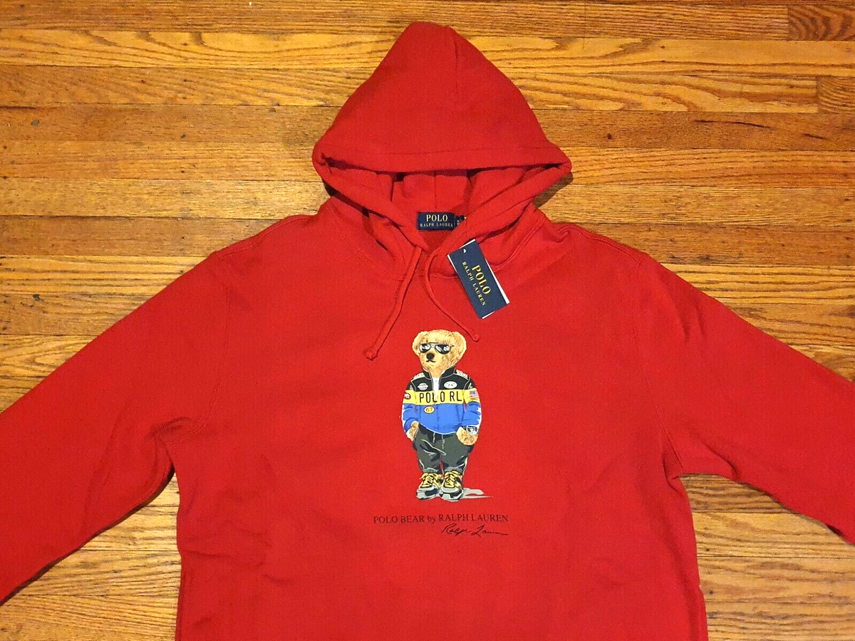 Polo Bear Hoodie Orange Polo Sweatshirt Ralph Lauren Us Oodie Polo