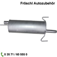 für Opel Astra F 1.4 1.6 16V Schrägheck Nachschalldämpfer Endtopf hinten a*