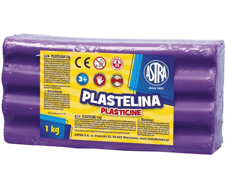 5900263030194 Plastelina 1 Kg Fioletowy Astra 303111010 ASTRA 3090₽