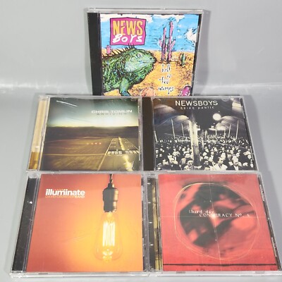 Christian Worship Rock 5 CD Lot Third Day Newsboys David Crowder Chris Tomlin