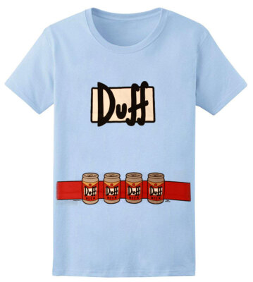 Simpsons Duffman Costume Men's T-Shirt, 3X-Large