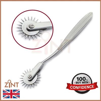 MEDENTRA UK Diagnostic Neurologic Wartenberg Pinwheel Sensory Testing Instrument Lab Tool CE