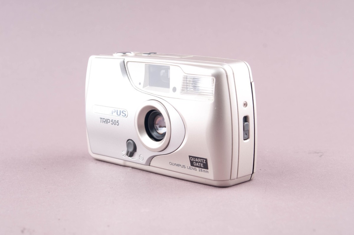 Olympus Trip 505 Quartz Date 35mm Point&Shoot Film Camera BOX | eBay