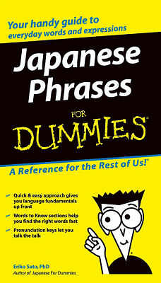 Japanese Phrases For Dummies by Eriko Sato (Paperback, 2004)