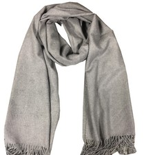 Women Cashmere Scarf Big Size Warm Scarf with Embossing Texture Winter Scarf
