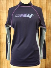 REEF Rash Guard Swim Scuba Top Long Sleeve Womens XL Blue