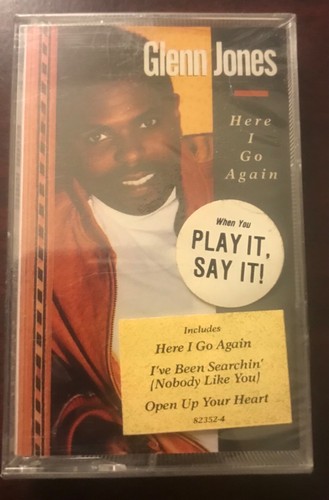 GLENN JONES Here I Go Again / Kassette / versiegeltes Werbeexemplar.