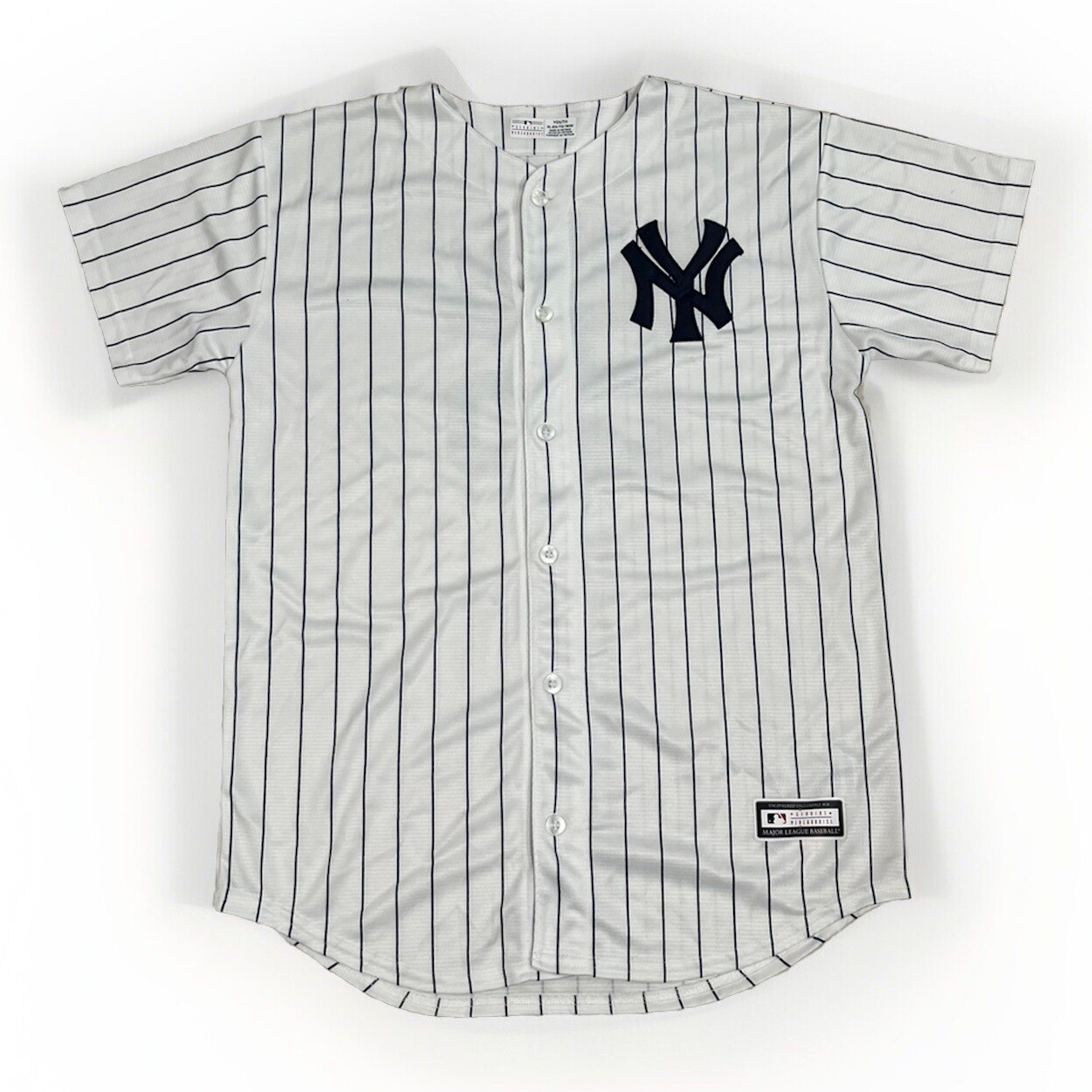 New York Yankees Jersey Youth XL White Blue Gleyber Torres MLB Baseball