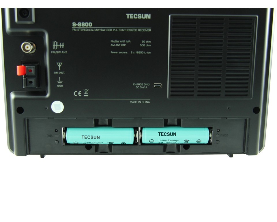 TECSUN S-8800 PLL DSP Triple Conversion AM/FM/LW/SW SSB Radio Receiver ...