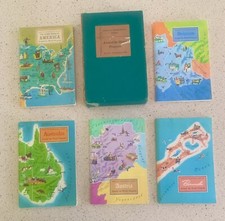 American Geographical Society Around The World Program 5 Books In 1 Slipcase Box