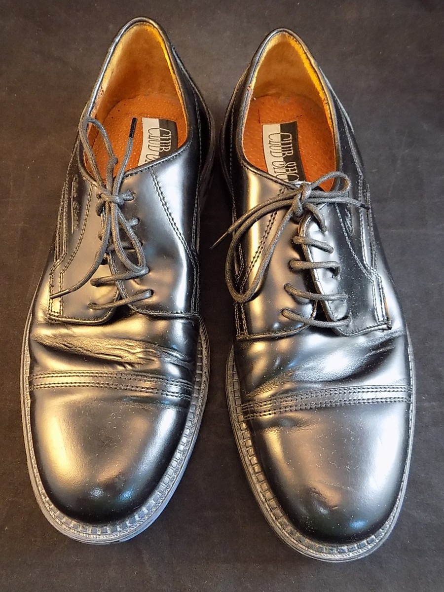 Men's ITALIAN HANDMADE LEATHER DRESS OXFORDS SHOES by CLUB SHOE Sz 7.5  black | eBay