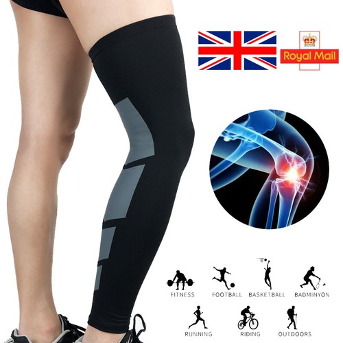 Calf Leg Support Brace Varicose Veins Knee Compression Sleeve Socks