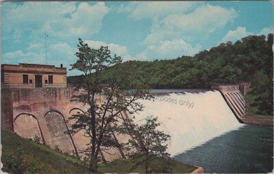 Baltimore County, MD: Loch Raven Dam - Vintage Maryland Postcard