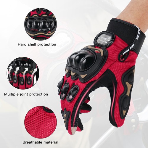 Motorcycle Gloves Men Women Dirt Bike Full Finger Motocross Racing Riding Gloves - Picture 3 of 15