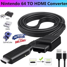 N64 To HDMI Converter HD Link Adapter Cable For Nintendo Gamecube Super NES SNES