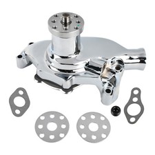 For Sbc Small Block Chevy 283 305 350 400 Chrome High Volume Short Water Pump
