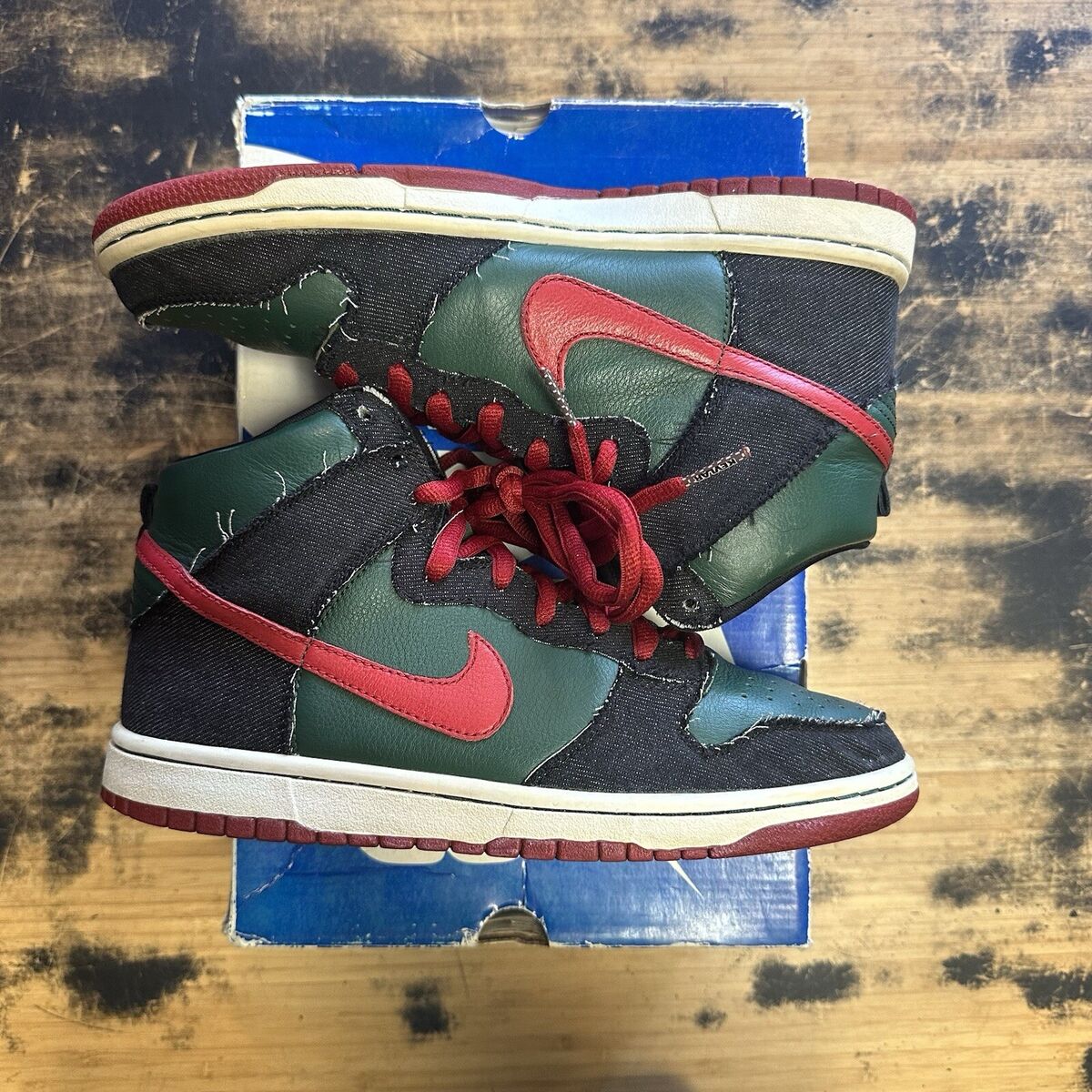 NIKE SB DUNK HIGH PREMIUM RESN GUCCI 313171-362 SIZE 8.5 OG NIKE SB DUNK HIGH PREMIUM RESN GUCCI 313171-362 SIZE 8.5 OG