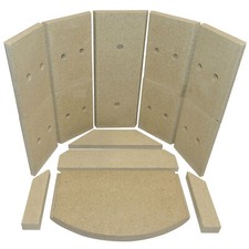 Feuerraumauskleidung für Fireplace Lyon Kaminofen Ersatzteile Brennraum